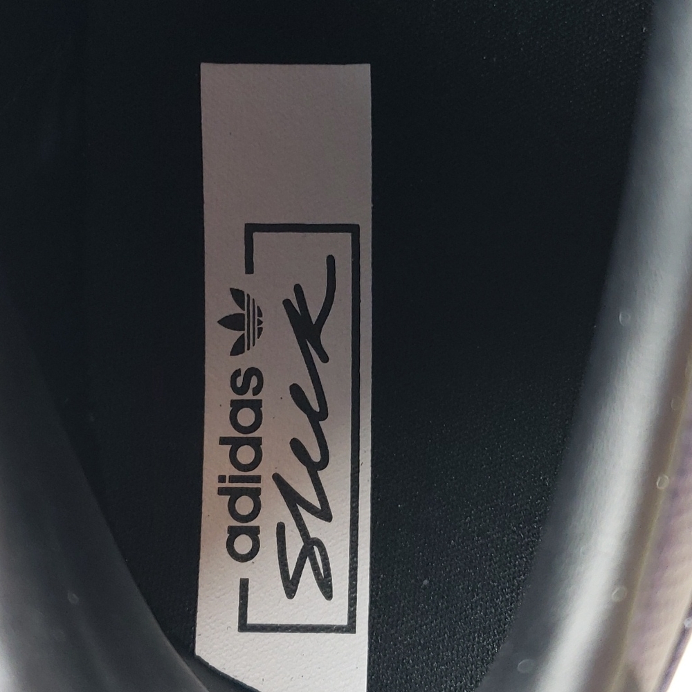 adidas Sleek Originals Leather Iridescent Sneakers - Picture 9 of 9